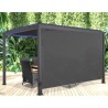 ELEC Bioclimatic Pergola Seitenmarkis Vorhang Habrita 4 m