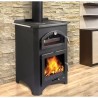 Bronpi Monza Stufa a Legna 14kW con Forno e Piano Cottura