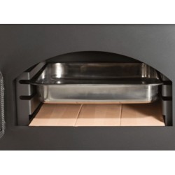 Bronpi Monza Estufa de leña de 14kW con horno y vitrocerámica