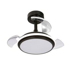Deckenventilator mit Lampe CristalRecord Schwarz 35 W 1000 Lm (3000 K) (4000 K)