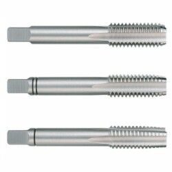 Jeu de tarauds à main RUKO Acier rapide (AR) 63 mm DIN 352 3 Unités