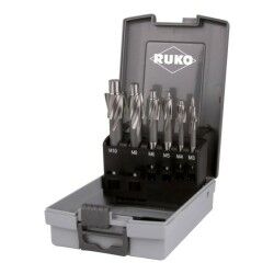 Juego de avellanadores RUKO 102452RO M8 M6 M4 Acero de alta velocidad (HSS) DIN 373 6 Piezas