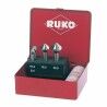 Juego de avellanadores RUKO DIN 335 Acero de alta velocidad (HSS) 4 Piezas