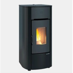 Stufa a pellet canalizzata Mariella Plus 7,5 kW Extraflame Bordeaux