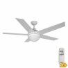Ventilateur de Plafond avec Lumière EDM 33988 Adriatico Blanc 60 W