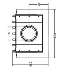 Crystal 60 3D Holzkamin A.Caminetti 3 Glasseiten