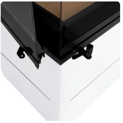 Skandinavischer 50WH Holzofen A.Caminetti 3 Glasseiten