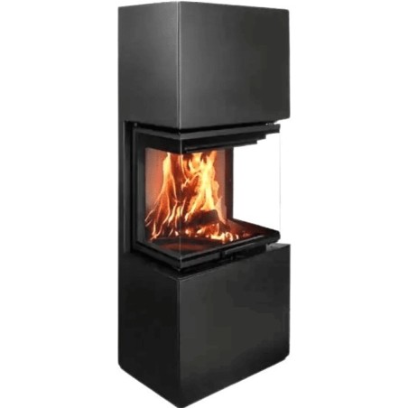 Poêle à bois Scandinavian 65 SBH A.Caminetti 3 Faces vitrées relevables