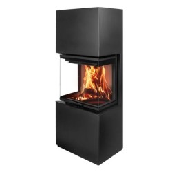 Scandinavian 65 SBH wood-burning stove A.Caminetti 3 Lift-up glass sides