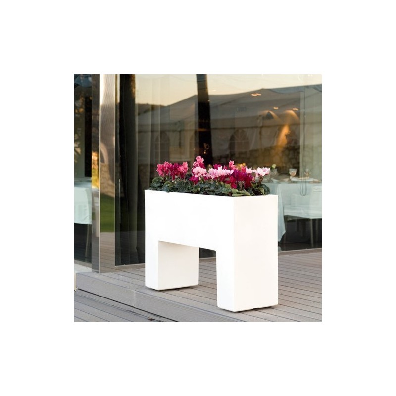 Juegos Mat muro maceta Vondom blanco