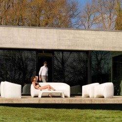 Schlag Chair Vondom weiß Matt 