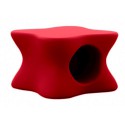 Mesa de centro de empuxo de Mesa vermelho macio