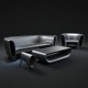 Armchair Bumbum Vondom black 