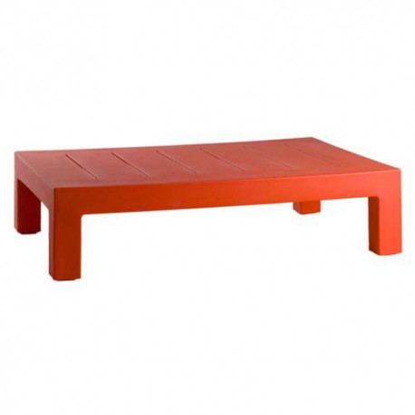 Sobresalen bajo rojo de Vondom Mesa 120 tabla