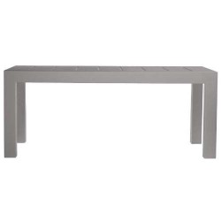 JUT rectangular gris de Vondom Mesa 180 tabla