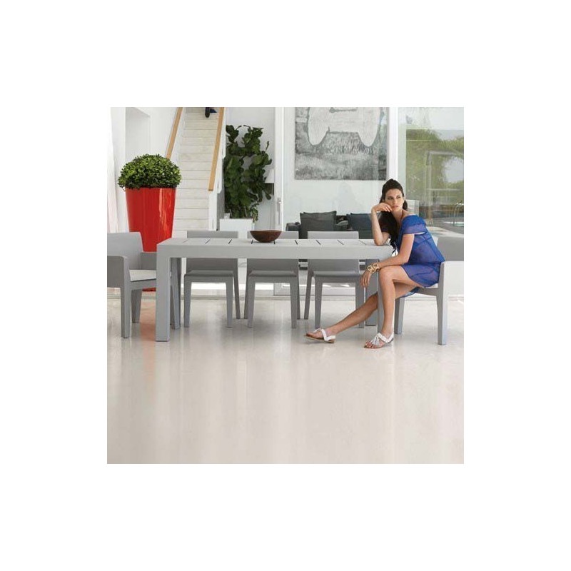 Jut grigio di Mesa 180 tavolo rettangolare Vondom