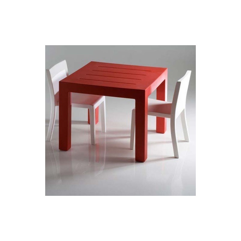 Jut Mesa 90 Table high Vondom Red