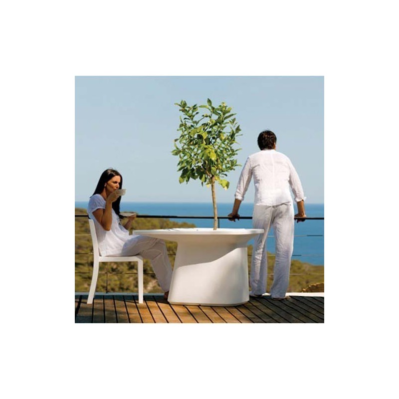 Plantador de mesa médio branco Vondom MoMA