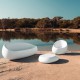 Sillón de piedra blanca Vondom