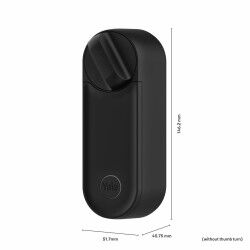 Tomada Inteligente Yale 05/103210/MB Preto Preto mate Metal