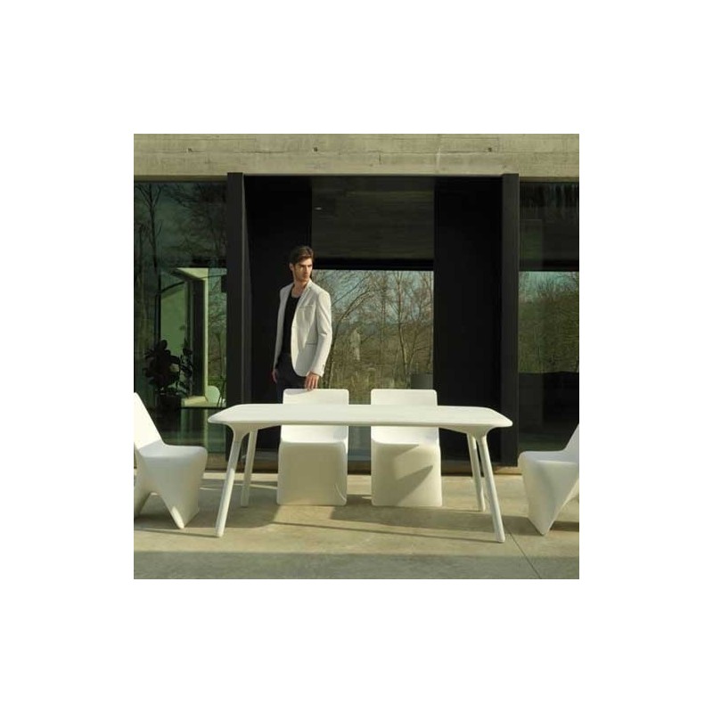 Table Sloo 180 X 90 Vondom 180 X 90 white