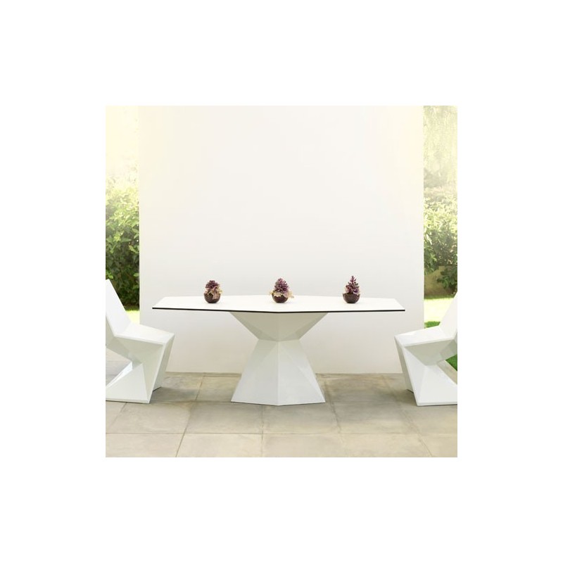 Scheitelpunkt Mesa Tabelle Vondom weiß