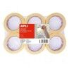 Nastro carta Apli Giallo Carta 25 mm x 45 m 6 Pezzi (12 Unità)