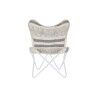 Poltrona da giardino DKD Home Decor Bianco Grigio 74 x 65 x 90 cm