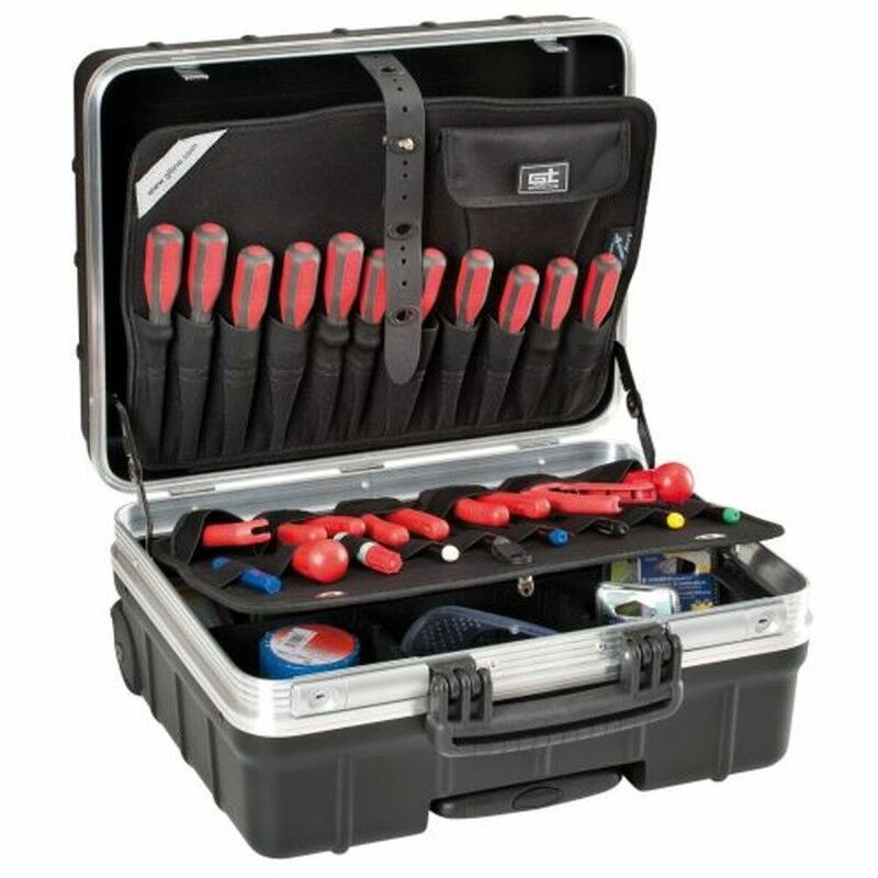Mallette à Outils GT Line Polyester PVC Métal Aluminium Caoutchouc polypropylène