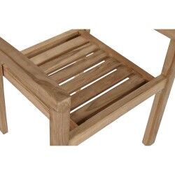 Chaise de jardin Home ESPRIT Marron Teck 67 x 55 x 95 cm