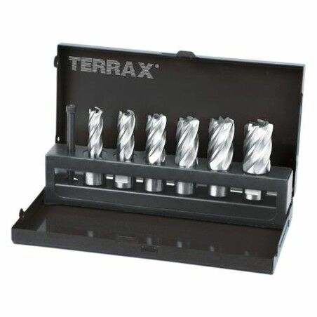 Set di trapani TERRAX Acciaio ad alta velocità (HSS) Confezione Weldon 75 Pezzi