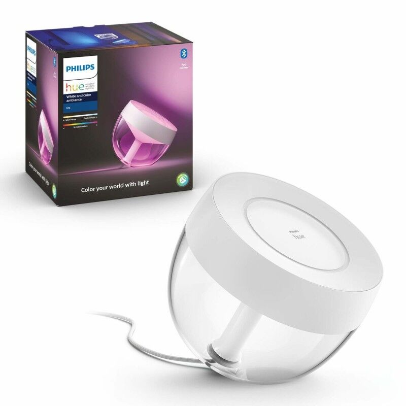 Lampada da tavolo Philips Lámpara de mesa Iris Bianco 220 V 100 - 240 V Lampada da tavolo Philips Lámpara de mesa Iris Bianco 220 V 100 - 240 V