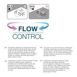 Ventilatore da Soffitto con Luce EDM 33804 Egeo Argentato 60 W