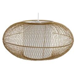 Candeeiro de teto DKD Home Decor Branco Natural Bambu 40 W 83 x 83 x 40 cm