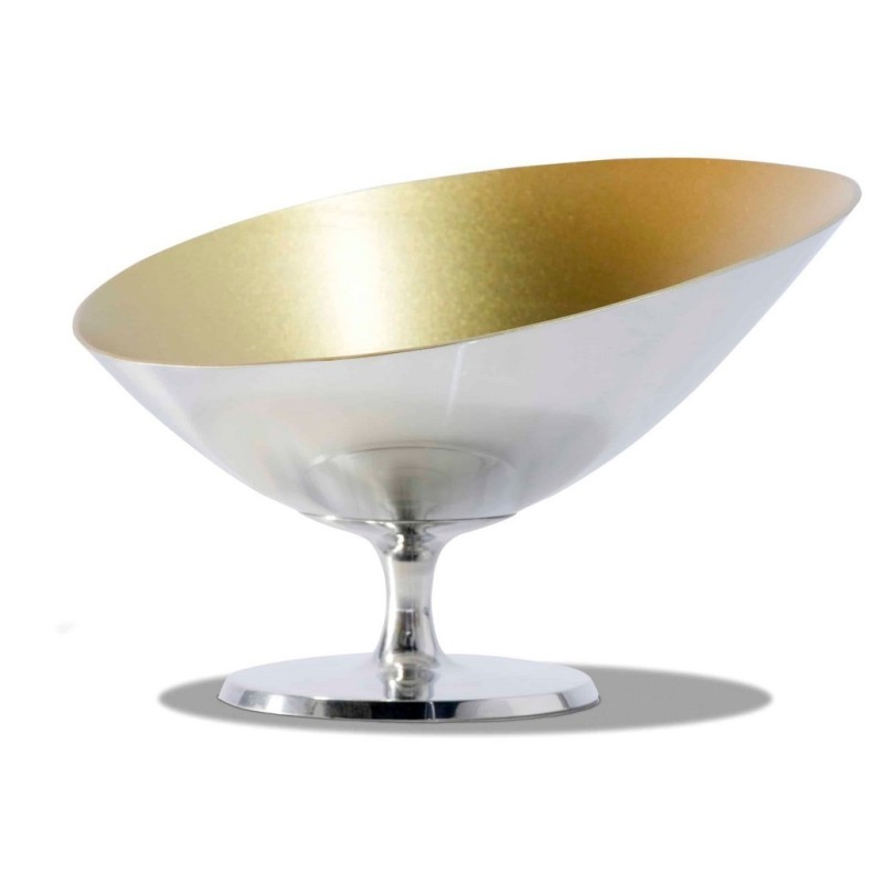 Caldero en símbolo de Champagne pulido estaño y oro del Interior OA1710