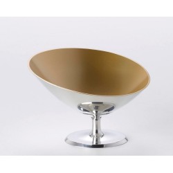 Caldeirão em símbolo de Champagne polido estanho e ouro Interior OA1710