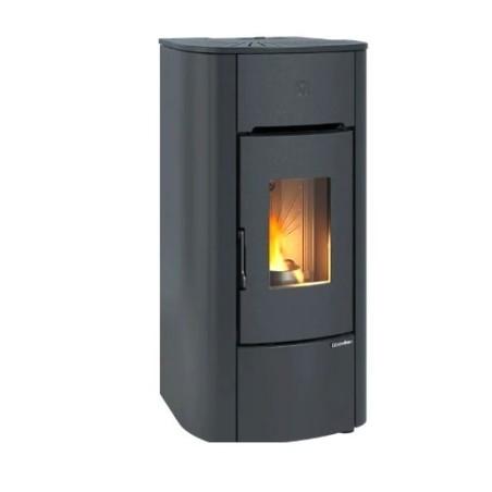 Angelica 8kW Stufa a Pellet Ventilata Impermeabile La Nordica Extraflame Nero