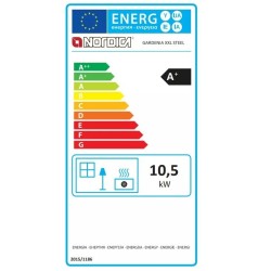 Stufa a legna La Nordica Gardenia XXL10.5kW Acciaio