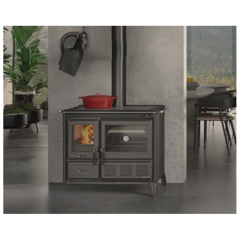 Stufa a legna La Nordica Gardenia XXL10.5kW Acciaio