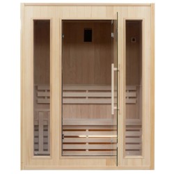 Sauna vapeur Zen 3 places LED Pack complet 3.5kW France Sauna
