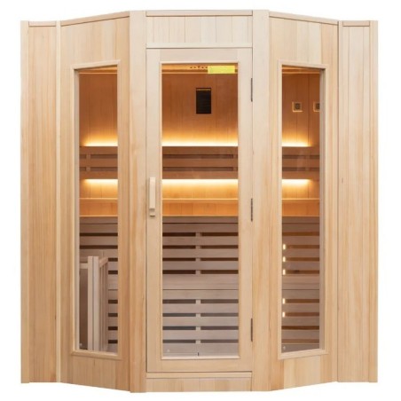 Zen Sauna a Vapore 6 Posti LED Pacchetto Completo 6kW France Sauna