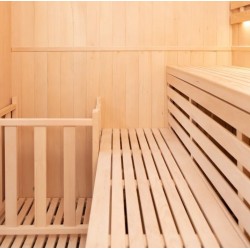 Zen Sauna a Vapore 6 Posti LED Pacchetto Completo 6kW France Sauna