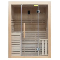 Sense Sauna Tradizionale LED 3 Posti Pacchetto Completo 3,5 kW France Sauna