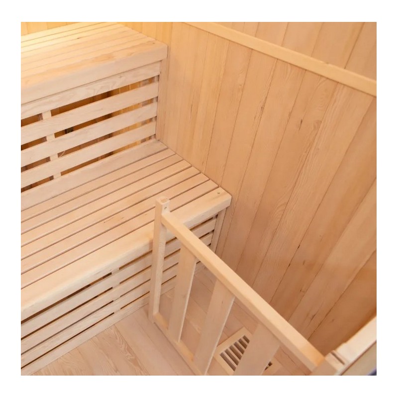 Sense Sauna Tradizionale LED 3 Posti Pacchetto Completo 3,5 kW France Sauna