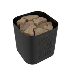 Taikal Holzregal Stahl mattschwarz Dixneuf Design