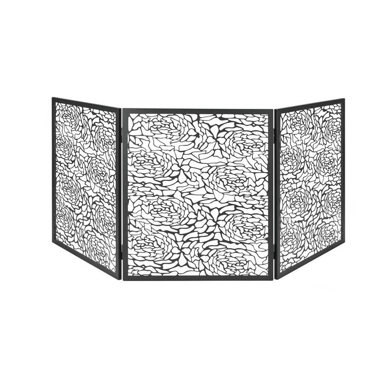 Firewall-Schutz Dixneuf Design Floria Black Steel