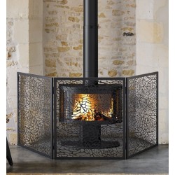 Protezione firewall Dixneuf Design Floria Black Steel