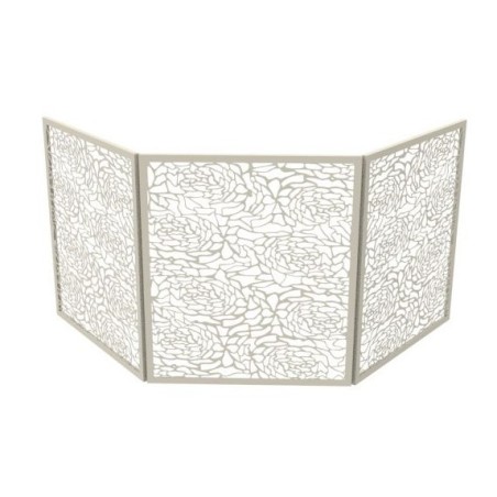 Proteção de firewall Dixneuf Design Floria Cream Steel