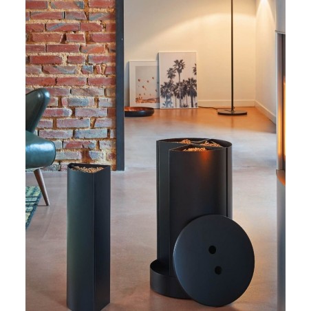 Madeira da pelota de lojista Fractio black Frost dezenove projeto