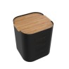 Stepia Wood Pellet Storage Black Natural Frosted Dixneuf Design